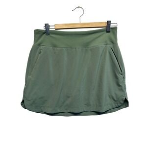 Eddie Bauer Olive Green Skort Women's Size Small Athletic Tennis Golf Pickleball